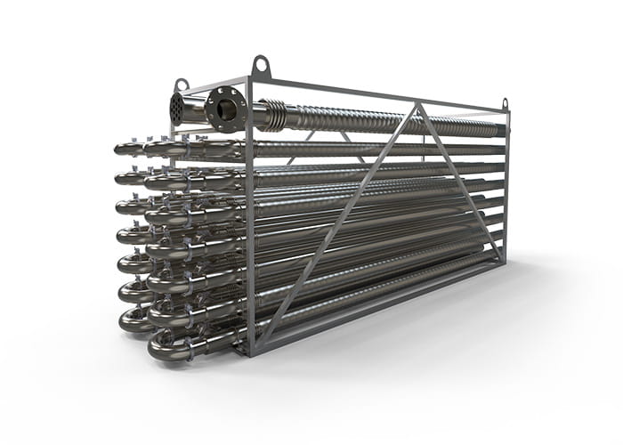 Tube-in-Tube Heat Exchanger Assembly